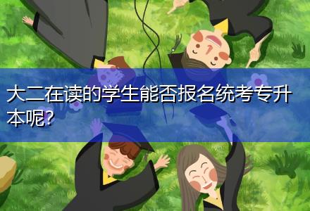 大二在讀的學生能否報名統(tǒng)考專升本呢？