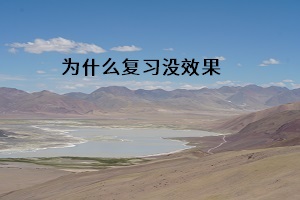 為什么復(fù)習(xí)沒效果