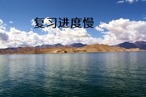 復(fù)習(xí)進(jìn)度慢