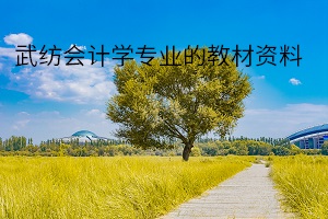 武紡會計學專業(yè)的教材資料
