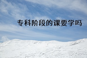 ?？齐A段的課要學(xué)嗎