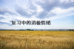 復(fù)習(xí)中的消極情緒